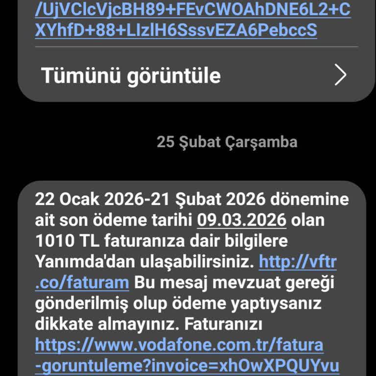 Vodafone Aynı Tarifeyi 1010 TL'ye Satmak