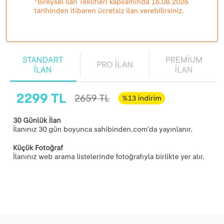 Sahibinden.com’da Otomobil İlan Ücretinin Aşırı Yüksek Olması