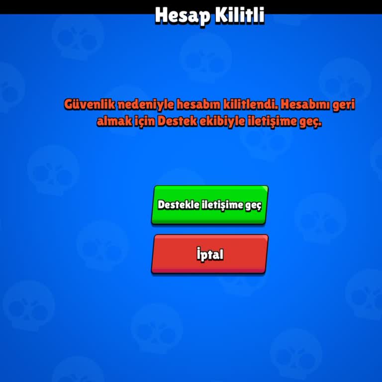 Brawl Stars Hesabım Haksız Güvenlik Kilidi Nedeniyle Erişilemiyor