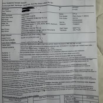 Şarj Almayan Apple Watch İçin Tekrarlanan Servis Sorunu Ve Ücret İadesi Talebi