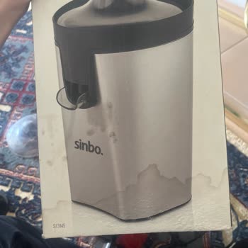 Sinbo SJ 3145 Orta Mil Eksikliği Ve Yedek Parça Temininde Yaşanan Mağduriyet