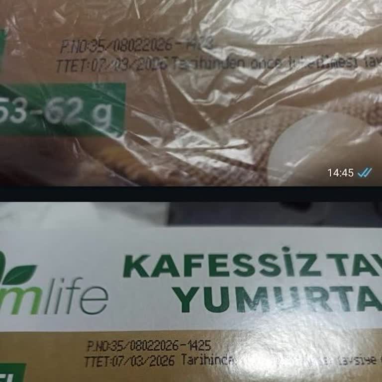 Yakın Süreli Son Kullanma Tarihli Yumurta Teslimi Ve Canlı Destek Kesintisi