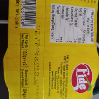 Fide Ton Balığı Konservesinde Balık Miktarı Yarıya Düşmüş, Yağ Oranı Aşırı