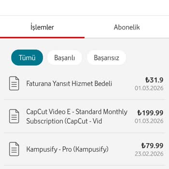 Vodafone’da İptal Edildiği Söylenen Üyeliklerde Haksız Ücret Bildirimi Ve İade Talebi