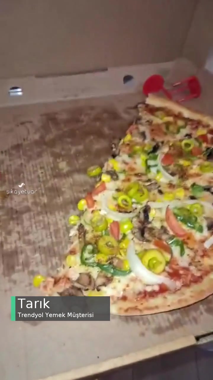 Trendyol Yemek Pasaport Pizza Avcılar Cihangir Şubesinden Şikayetçiyim! videonun kapak resmi