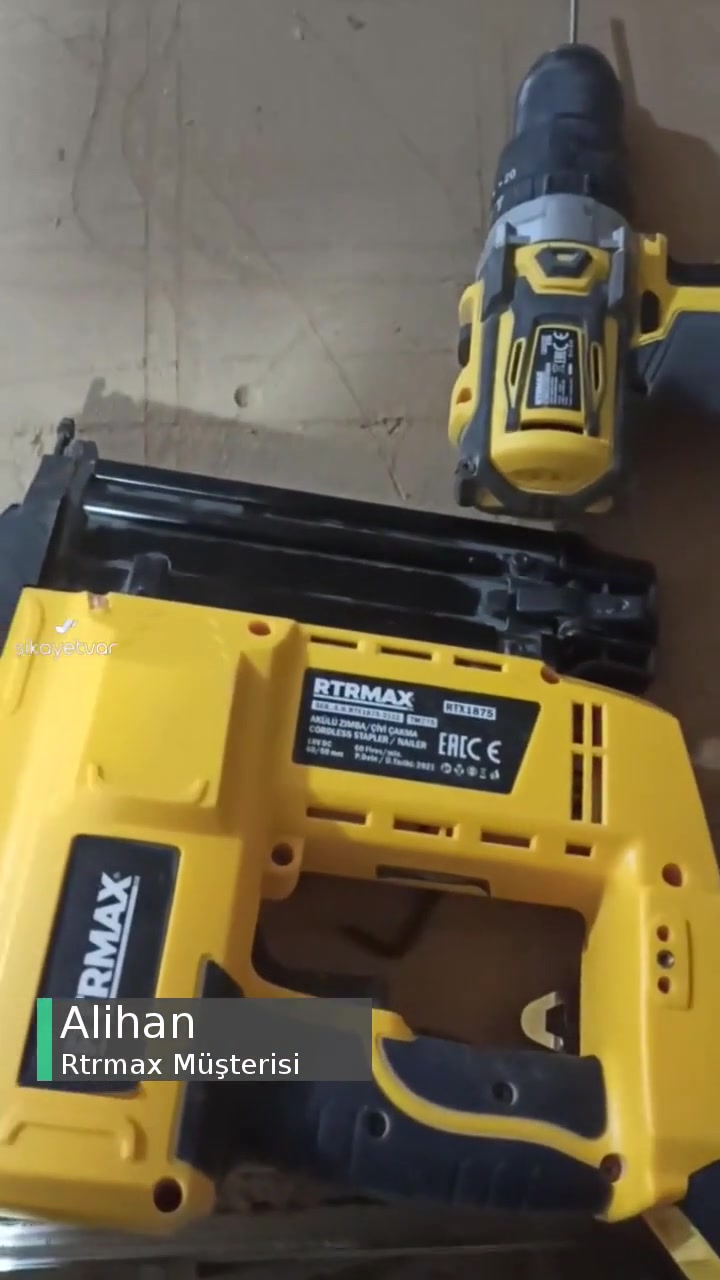 Rtrmax Çivi Zımba Tabancası Ateşleme Dili Sorunu! videonun kapak resmi