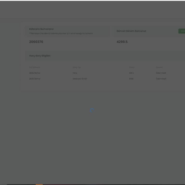 AUZEF Harcım İçin Ödeme Ekranı Açılmıyor