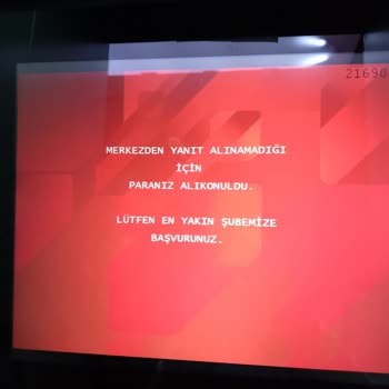 Ziraat Bankası ATM'sinde 900 TL Para Yatırma Sorunu Ve İade Talebi
