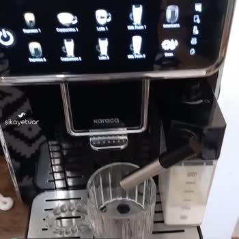 Karaca Otomatik Espresso Makinesi Süt Köpürtmüyor!