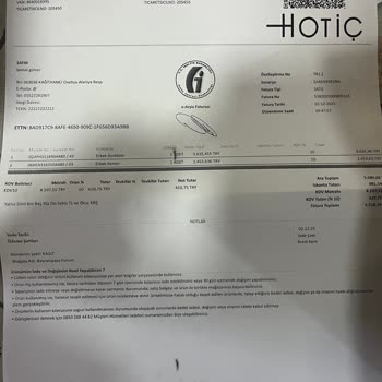 Taban Çatlaması Ve Ayağımda Uyuşma Nedeniyle Hotiç Ayakkabısının Değişimini Talep Ediyorum