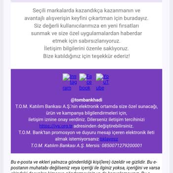 Tombank'tan İzinsiz Onay Mesajı Aldım Ve Kişisel Bilgilerim Güvende Değil