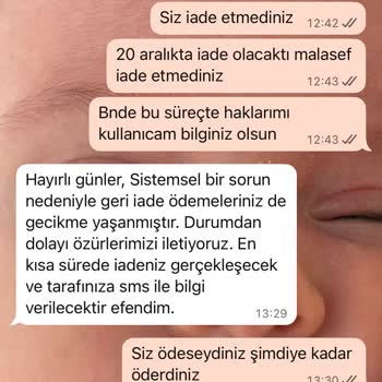 Sefamerve'den İade Edilen 1.271 TL Hesaba Yatırılmadı