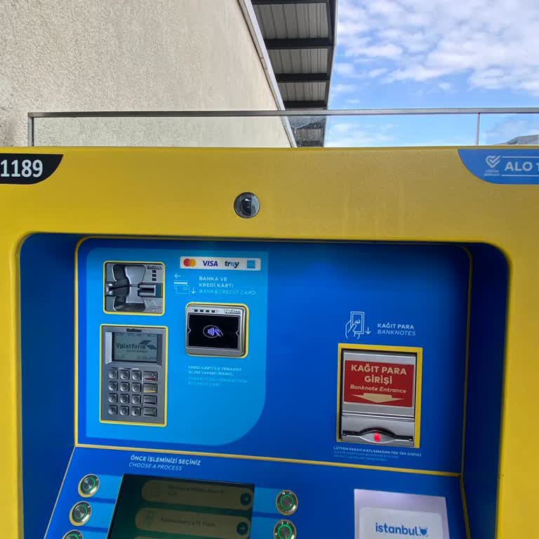 İdealtepe Marmaray’da AKBİL Dolum Cihazının Gürültülü Sesine Dair Şikayet