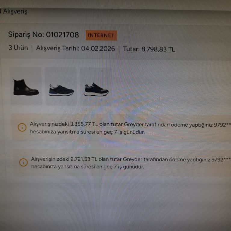 İade Edilen Ayakkabılar İçin Geri Ödeme Gecikmesi Ve Müşteri Hizmetleri Sorunları