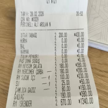 Elmacıoğlu İskender Lokantasında Aşırı Ücret Farkı Ve Sipariş Dışı Ücretlendirme