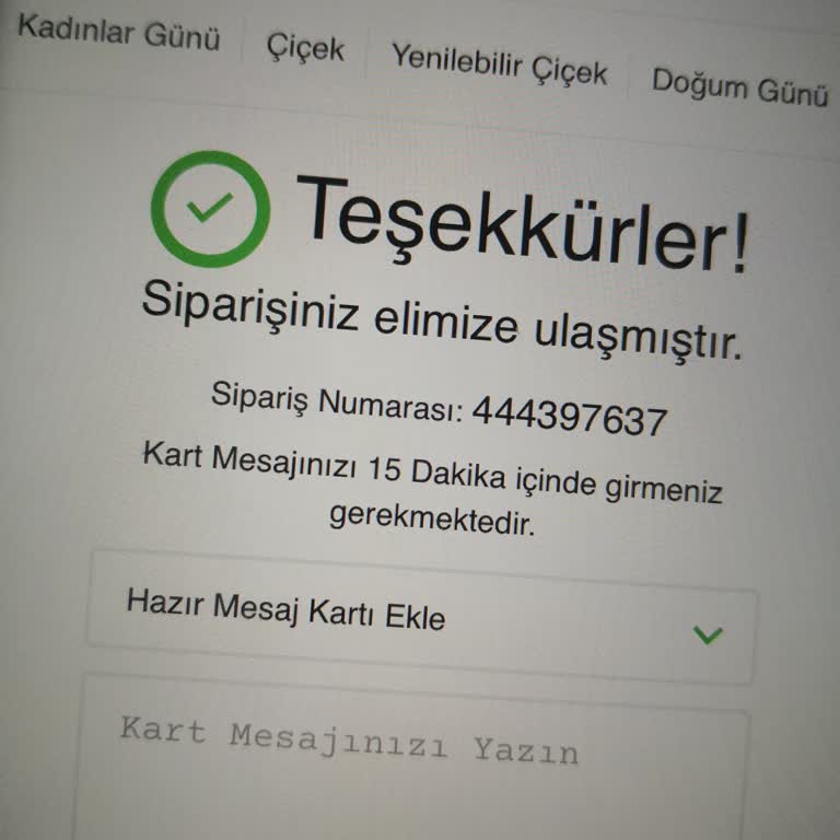 Yanlış Fiyat Nedeniyle Ayakkabı Siparişimin İptali Ve Çiçek Kuponu Teklifi