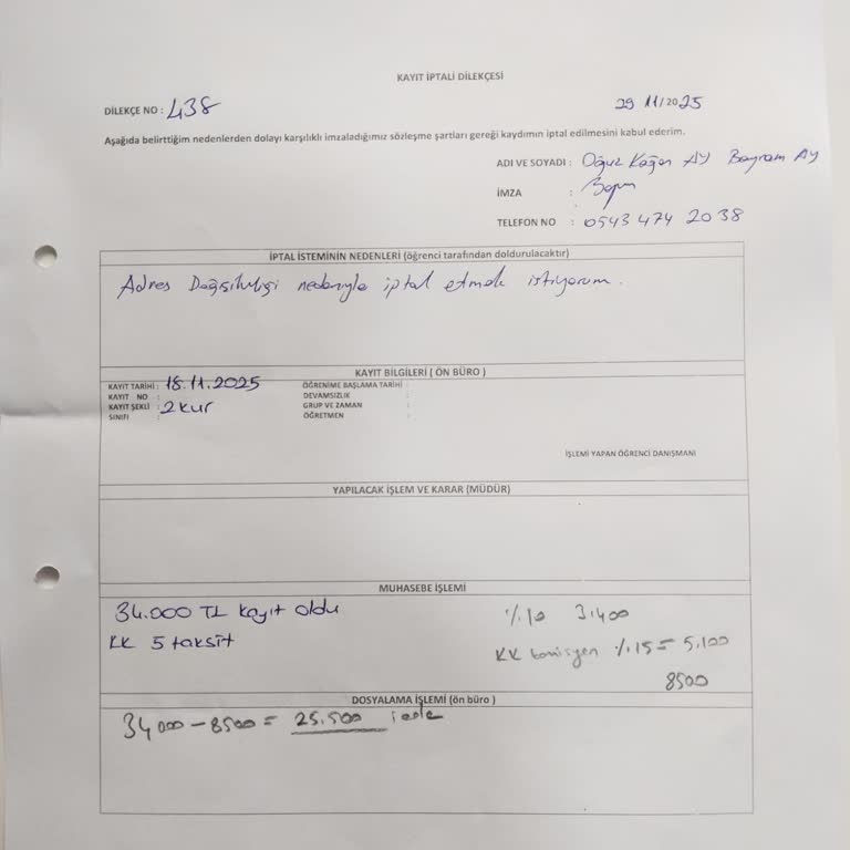 Muhasebecinin Yanlış Kesinti Bilgisi Ve 34.000 TL İade Gecikmesi