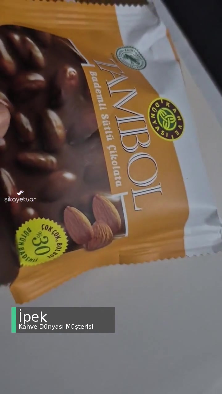 Kahve Dünyası Tambol Çikolatada Yabancı Cisim Çıktı! videonun kapak resmi