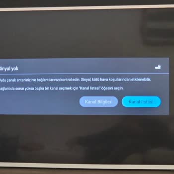 Philips 58PUS8507 Model Televizyonda Sürekli Sinyal Yok Hatası Ve Ücretsiz Onarım Talebi