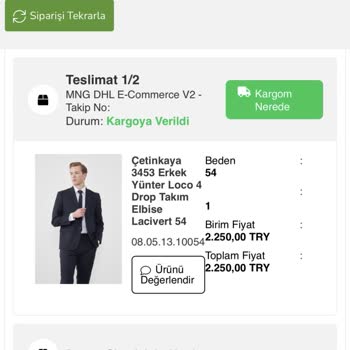 Yanlış Kaban Gönderildi, Takım Elbise Teslimi İçin Acil Çözüm Talebi