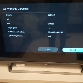 Philips 55pus6262/12 Model Smart TV İnternet Bağlantısı Çalışmıyor