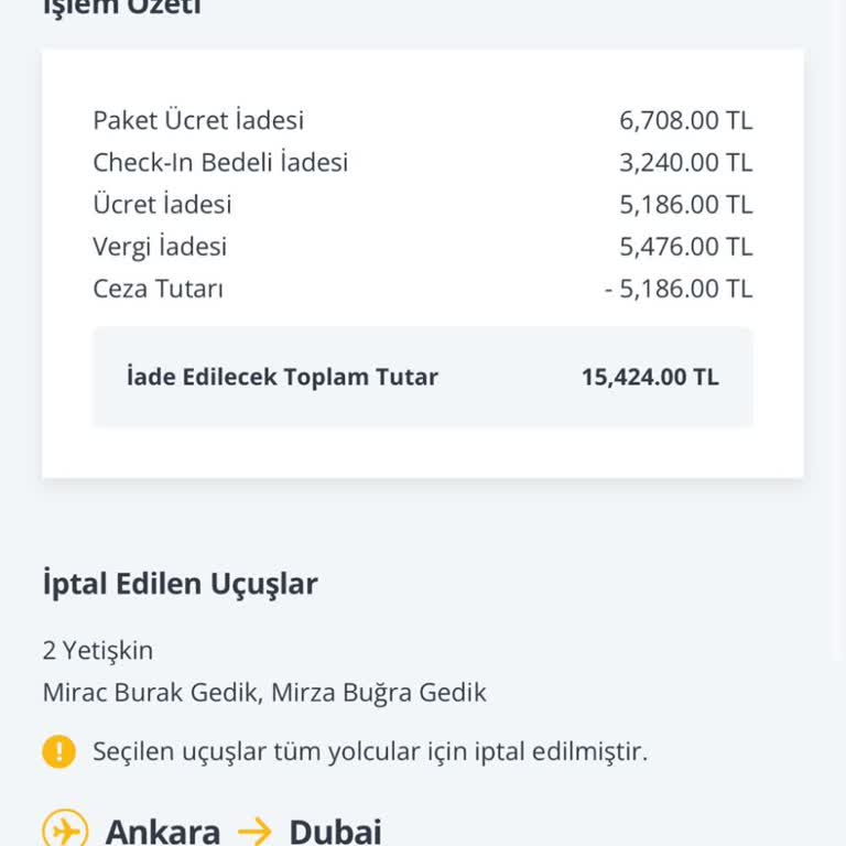 Pegasus'tan Mücbir Sebeple İptal Edilen Uçuşta Yüzde 40 Kesinti Ve Haksız İade