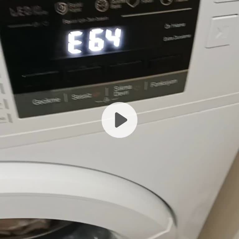 E64 Hata Kodu Veren Çamaşır Makinesi 8 Gün Süreyle Kullanılamaz, Servis Yanıtı Yok