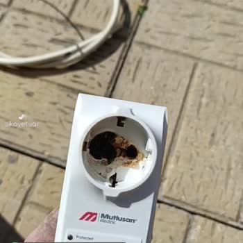 Mutlusan Akım Korumalı Priz Yandı!
