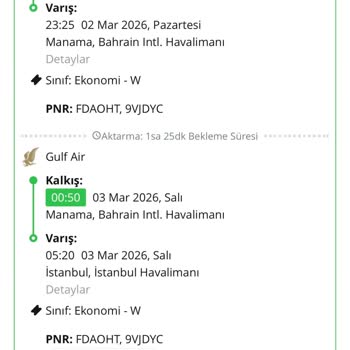 Orta Doğu Hava Sahası Kapanışı Nedeniyle Uçuş İptali Ve İade Talebi