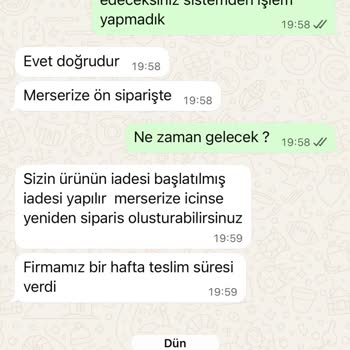 Yanlış Ürün Gönderimi Ve Geciken İade Nedeniyle 650 TL Kayıp