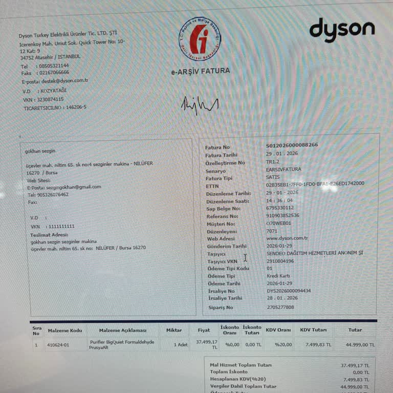 Şirket Faturamız Şahıs Adına Kesildi, İptal Talebimiz Reddedildi