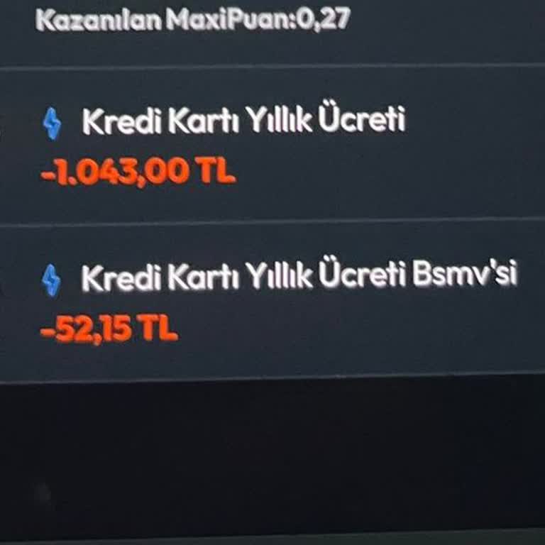 İzinsiz Gönderilen Maximum Platinum Kartının Yıllık Aidatı İade Edilmedi