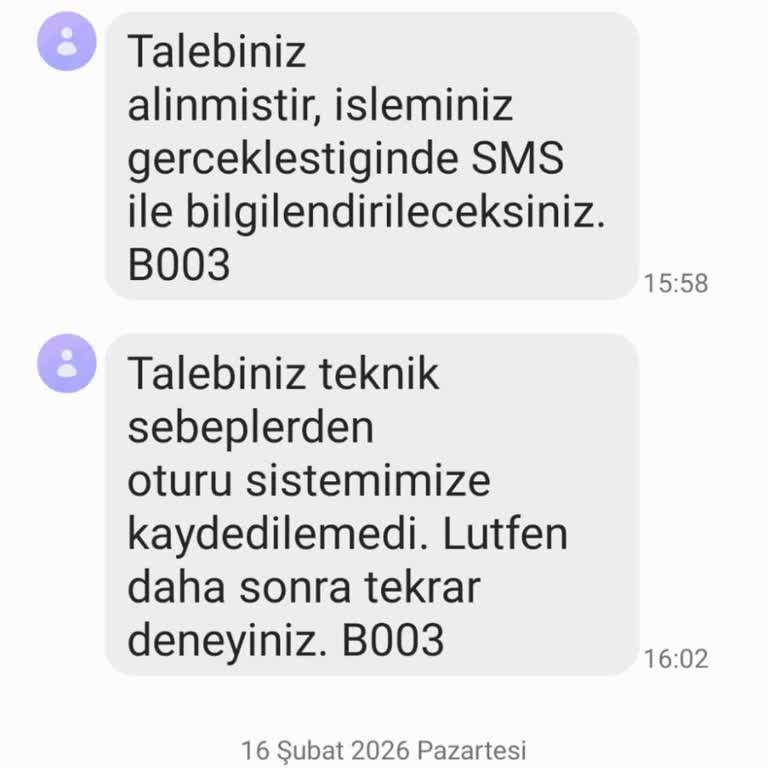 Tarife Değişikliği Yapılamaması Ve Müşteri Hizmetinden Geri Dönüş Olmaması