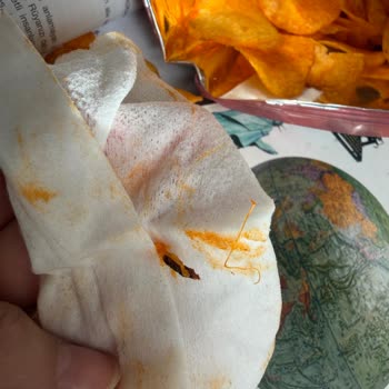 Lays Baharatlı Cipste Yabancı Madde Bulunması Ve Mide Bulantısı