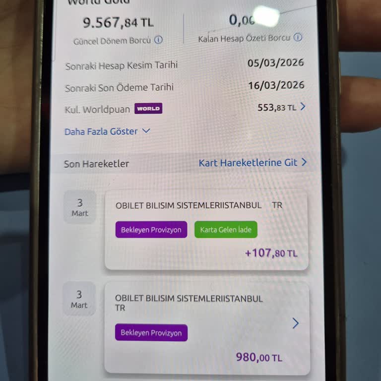 İptal Edilen Otobüs Biletinin Büyük Kısmı İade Edilmedi