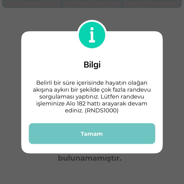 Bursa Şehir Hastanesi MHRS Randevu Sorgulama Kısıtlaması Kaldırılması Talebi