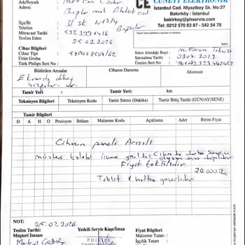 Panel Arızası Nedeniyle 20.000 TL Onarım Bedeli Ve Ücretsiz Değişim Talebi