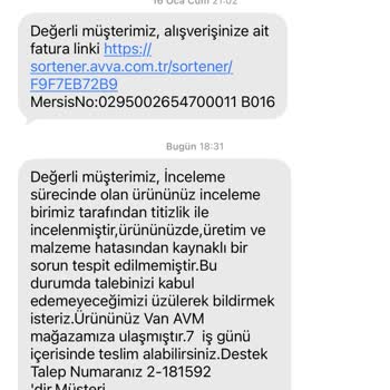 Az Kullanılan Montta Dikiş Atması Ve Deformasyon İçin Üretim Hatası Reddedildi