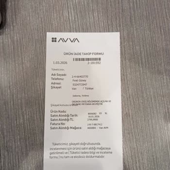 Az Kullanılan Montta Dikiş Atması Ve Deformasyon İçin Üretim Hatası Reddedildi