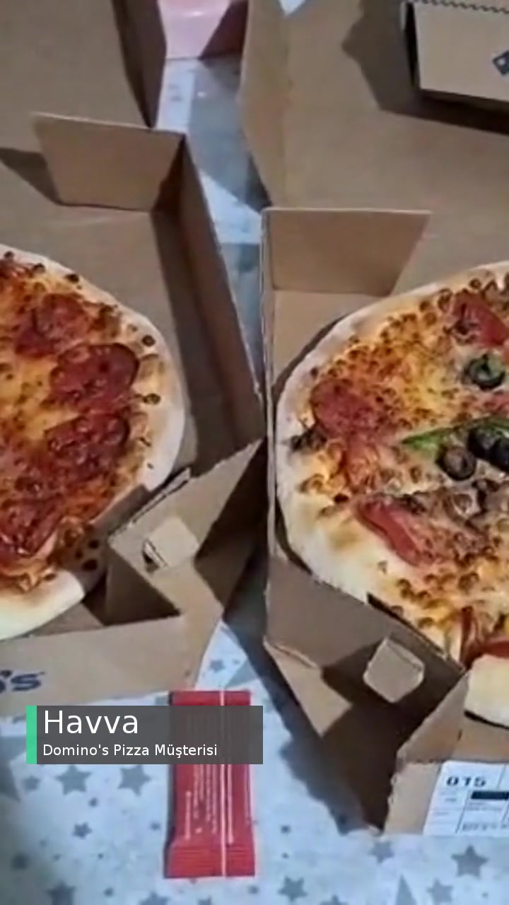 Domino's Pizza Kalitesiz, Eksik Malzeme! videonun kapak resmi