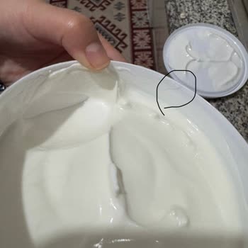 Yoğurtta Kıl Ve Ekşi Tatla Ciddi Hijyen Sorunu Ve İade Talebi