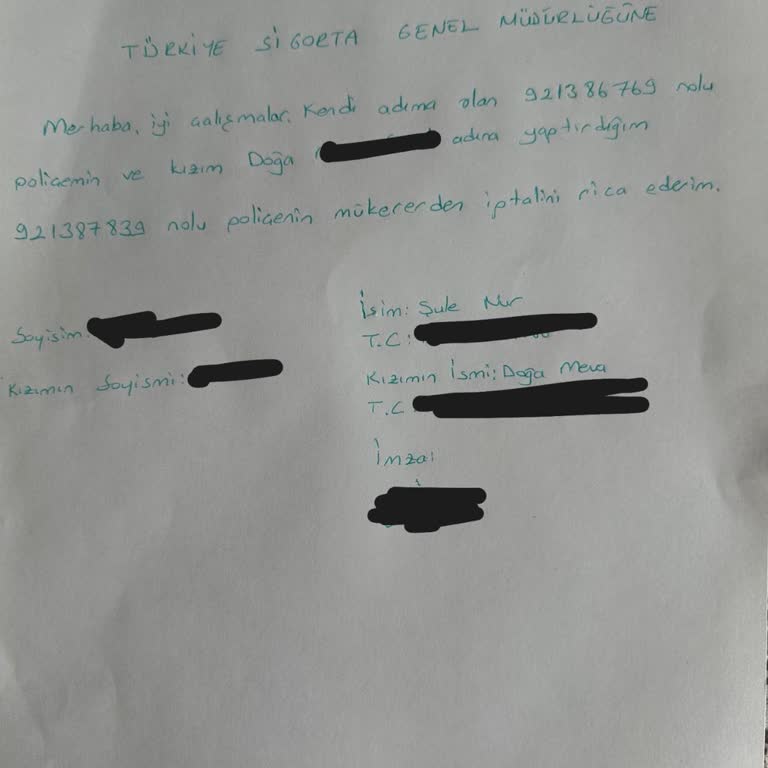 İptal Edilen Sağlık Poliçesi İçin İade İşlemi Başlatılamıyor