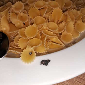 Makarna Paketi İçinde Siyah Yabancı Maddeler Ve Sağlık Riski