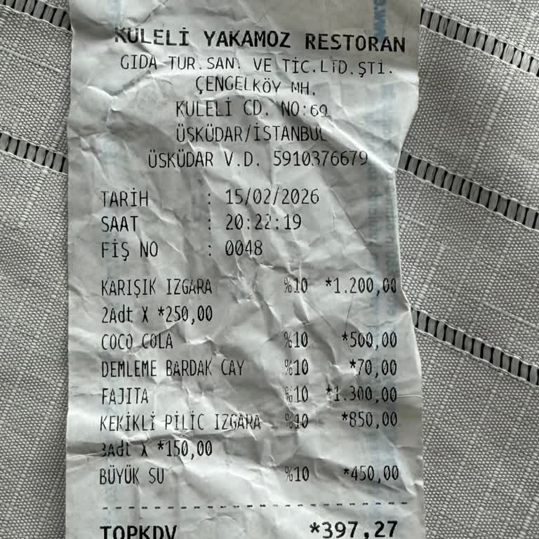 Çengelköy Kuleli Yakamoz&nbsp; Bardak Suya 450 TL Yazdı