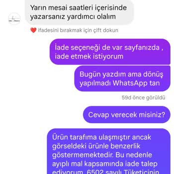 Ayıplı Mal Olarak Gönderilen Şal İçin İade Reddedildi, Satıcı Yanıtsız Kaldı