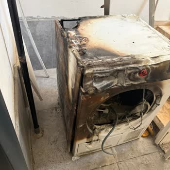 Arçelik Kurutma Makinesi Yangınıyla Ev Ve Sağlık Hasarı