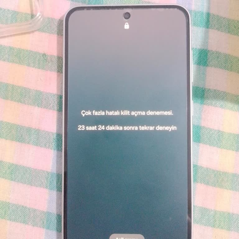 Doğru Şifreye Rağmen Telefon Kilitlendi Verilerim Tehlikede