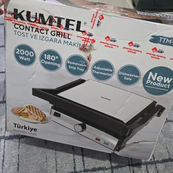 Kumtel'den Gelen Hasarlı Tost Makinesine Yanıt Gelmedi, Tam İade Talebi