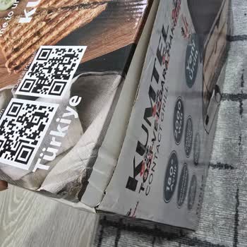 Kumtel'den Gelen Hasarlı Tost Makinesine Yanıt Gelmedi, Tam İade Talebi
