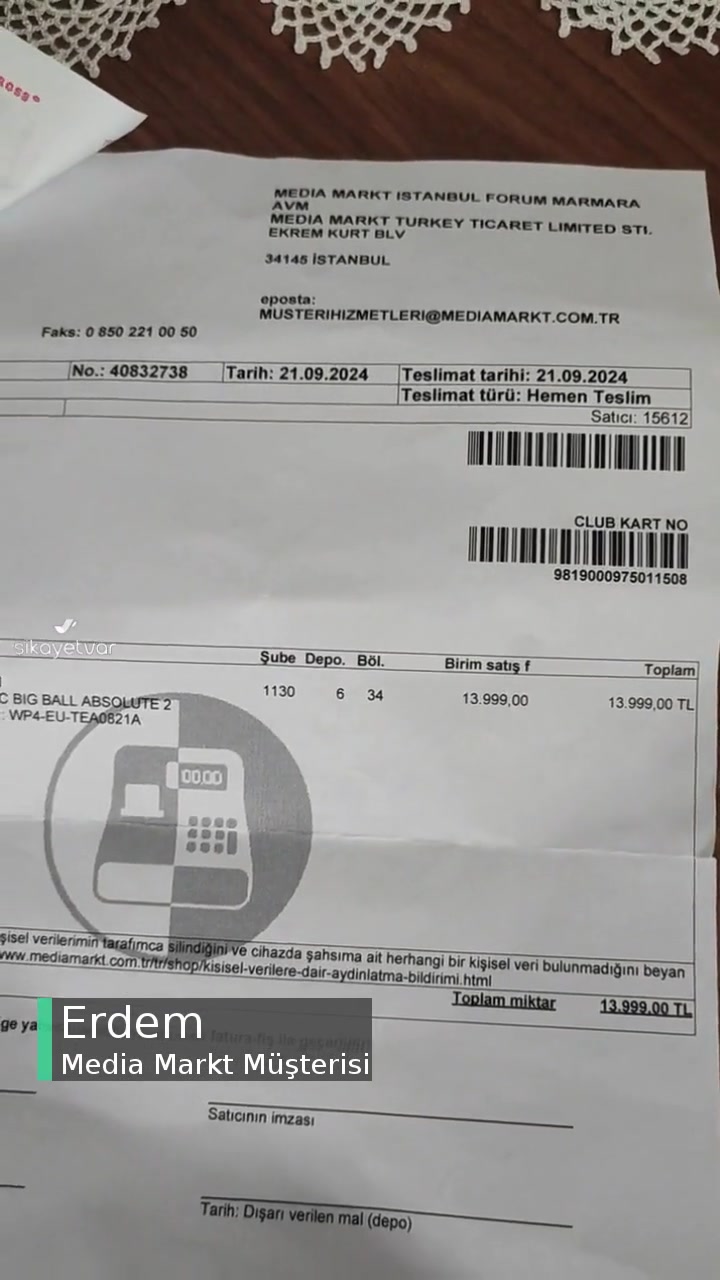 Media Markt Ve Dyson Mağduriyeti videonun kapak resmi